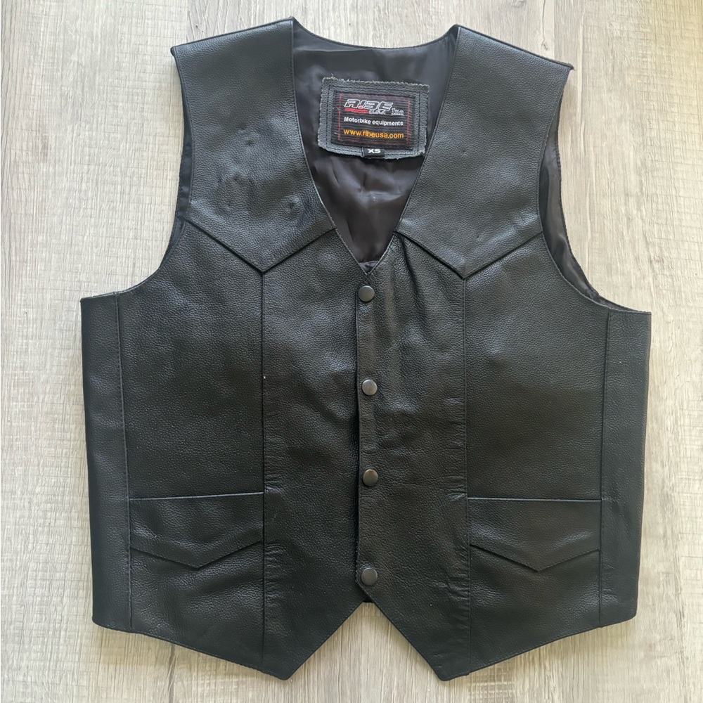 Harley-Davidson Black Leather Vest